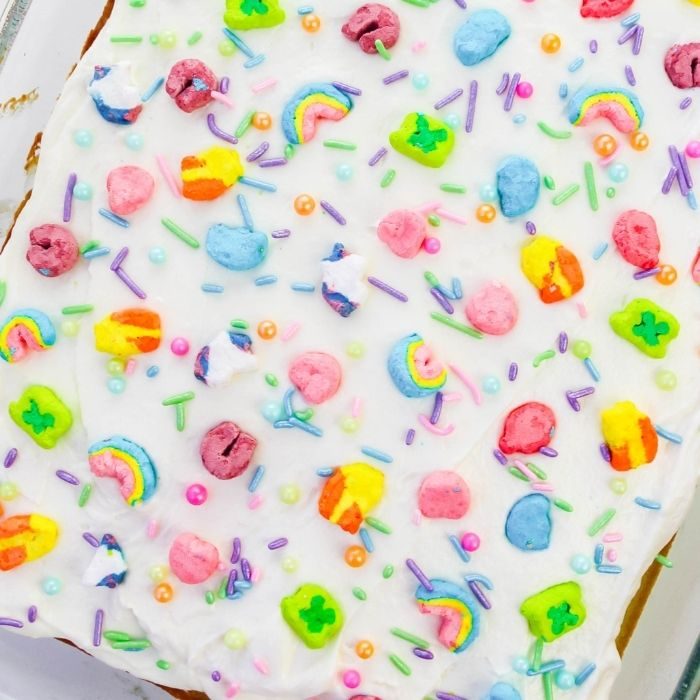 Homemade Lucky Charms Cake