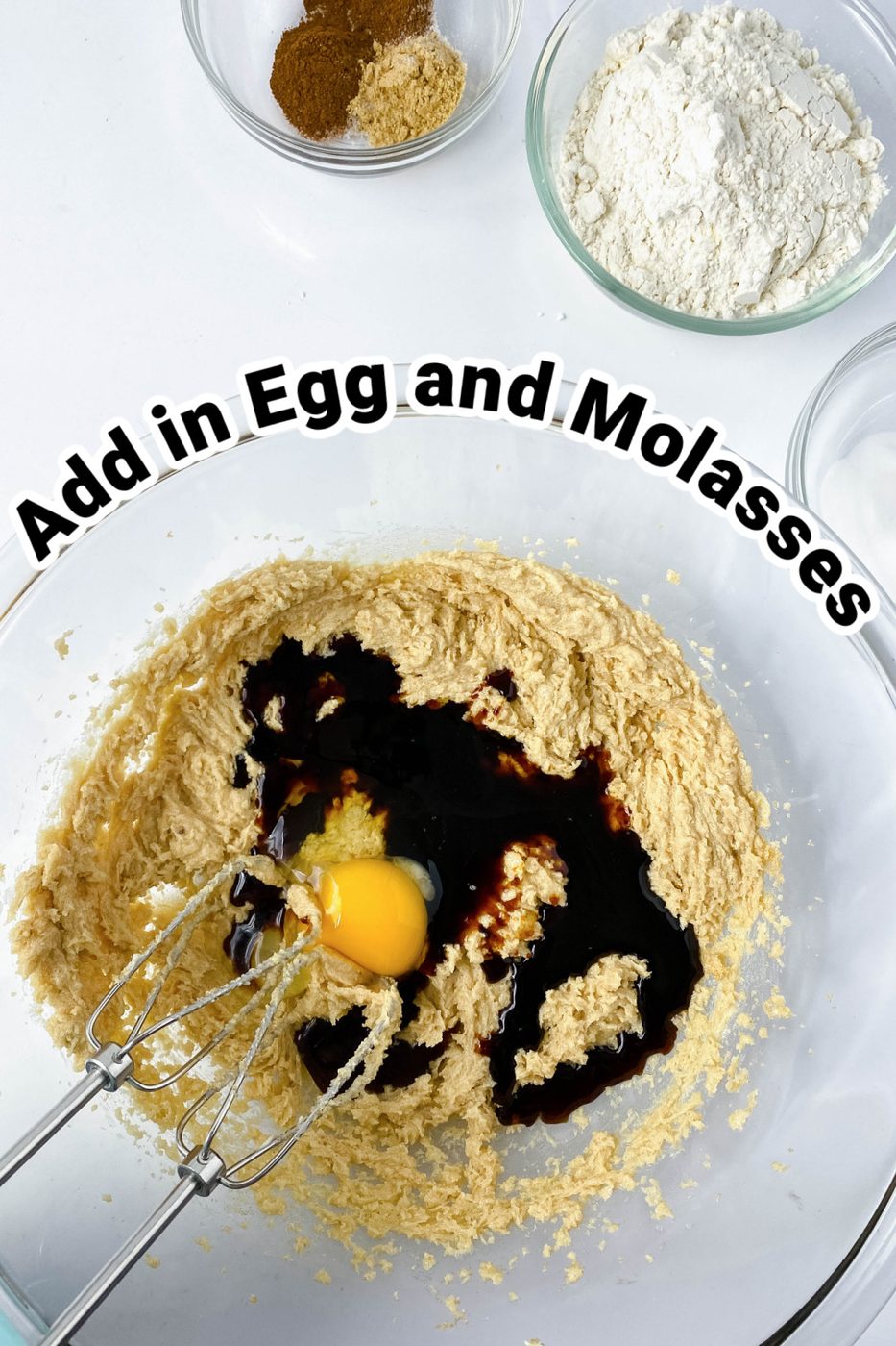 egg and molasses in cookie dough