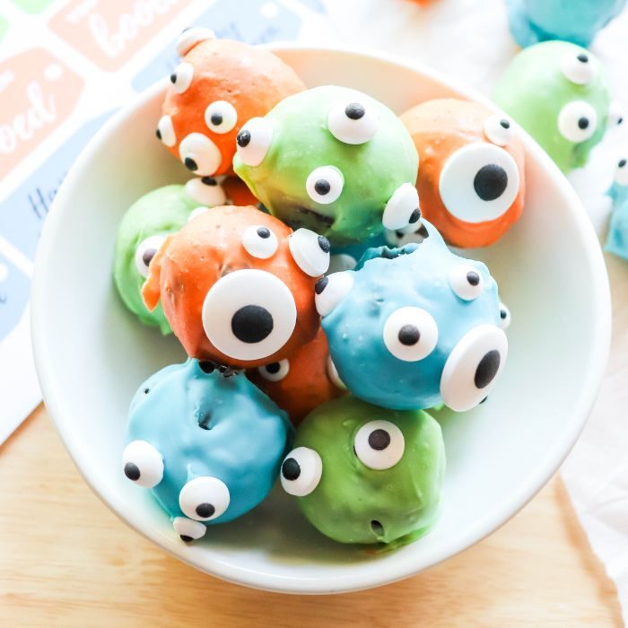 Monster Halloween Oreo Balls