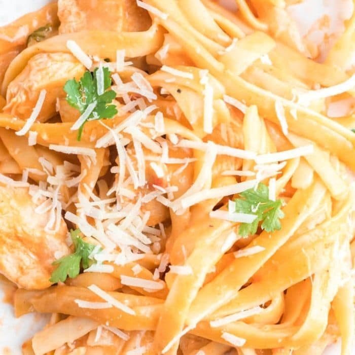 Instant Pot Chicken, plus vodka sauce pasta