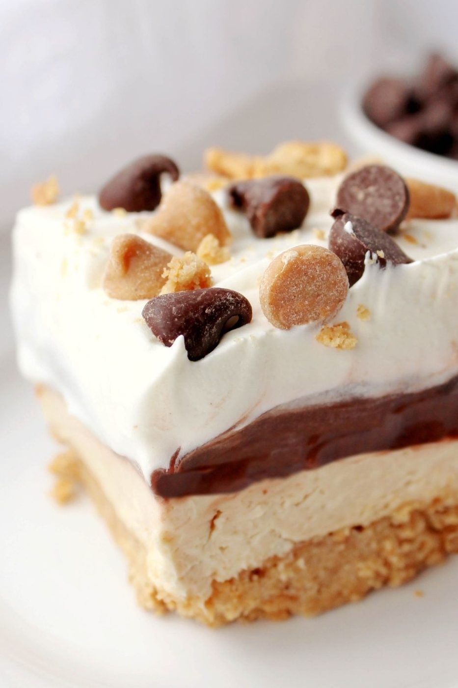 peanut butter dessert on plate 