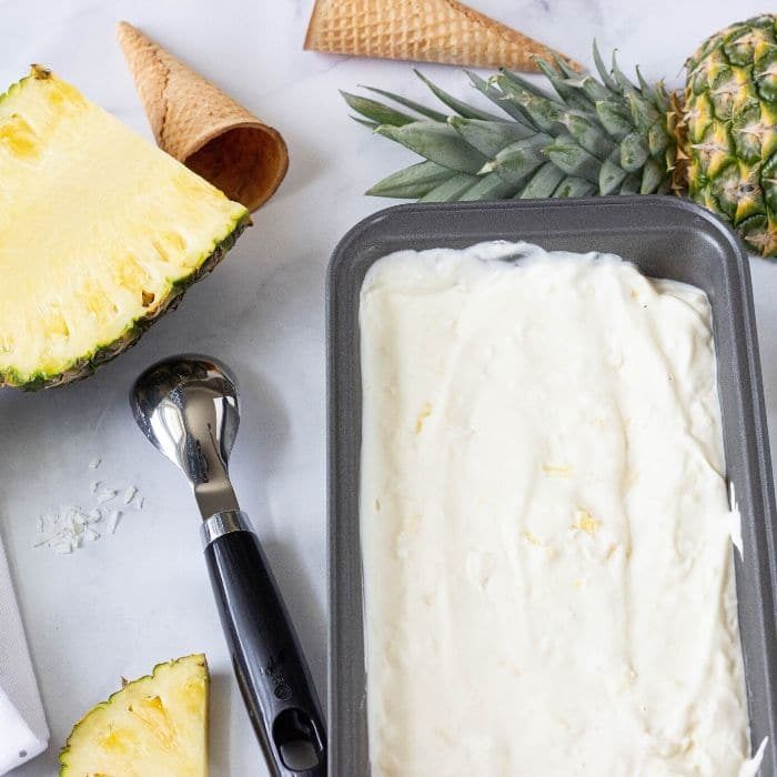 coconut ice cream