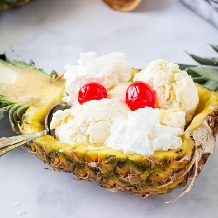 No Churn Pineapple Coconut Ice Cream, and