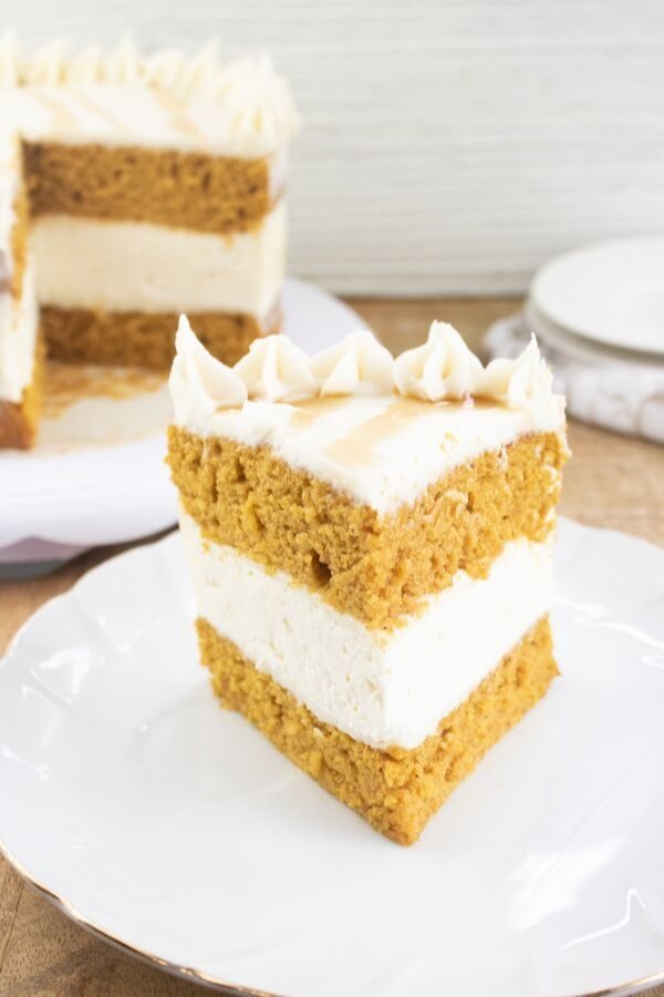 Pumpkin Cheesecake Cake