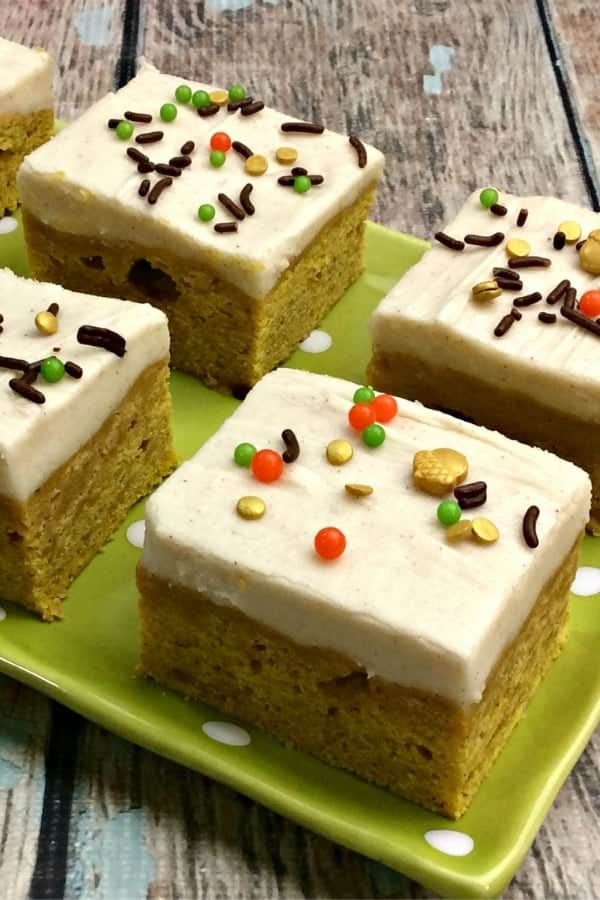 pumpkin squares recipe