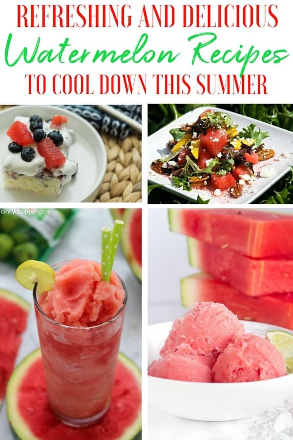 15 Refreshing Watermelon Recipes To Cool Down, plus this summer
