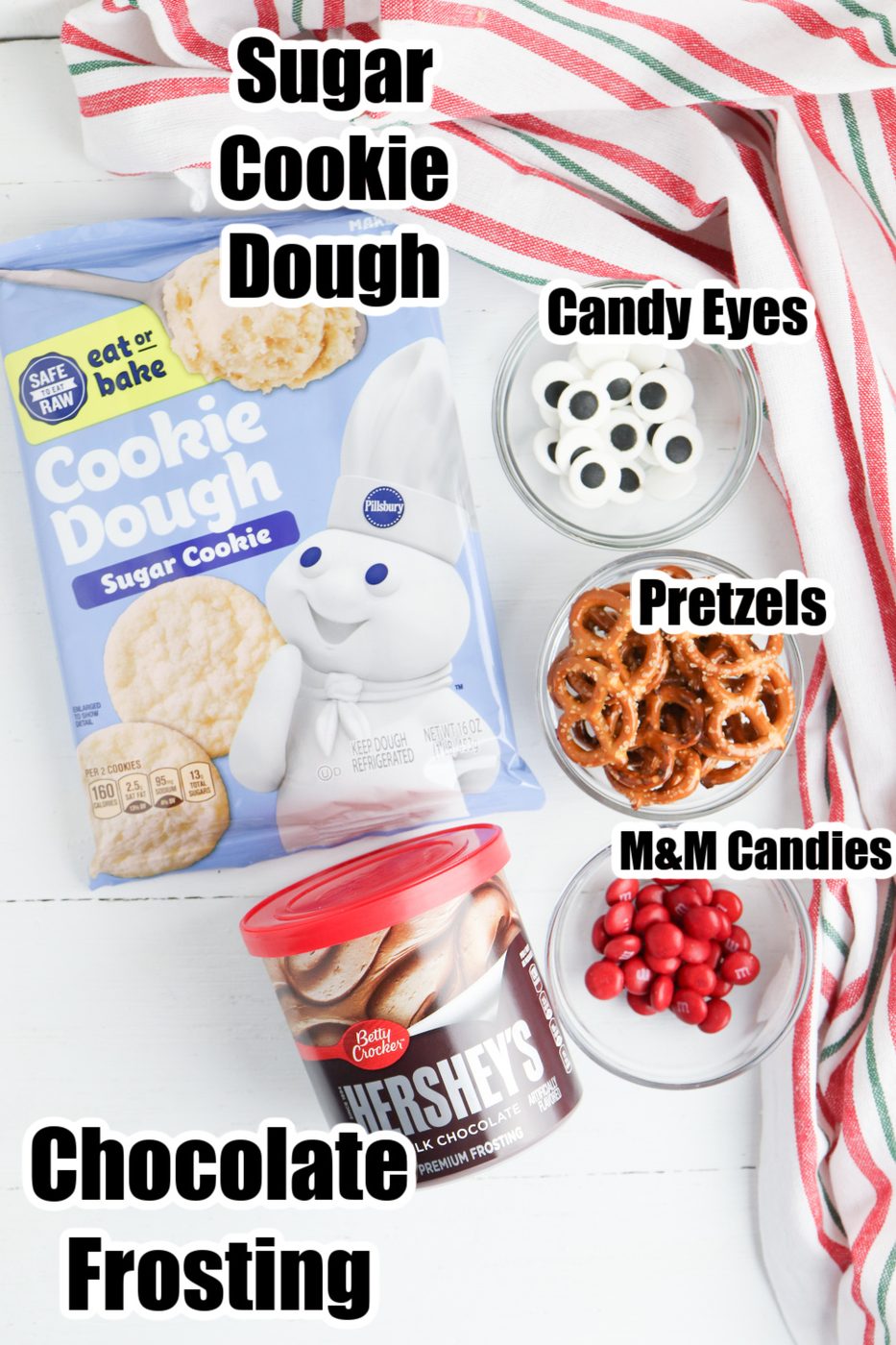 Reindeer Cookies and Premade Cookie Dough