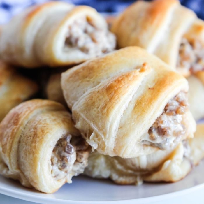 Sausage Cream Cheese Crescent Rolls