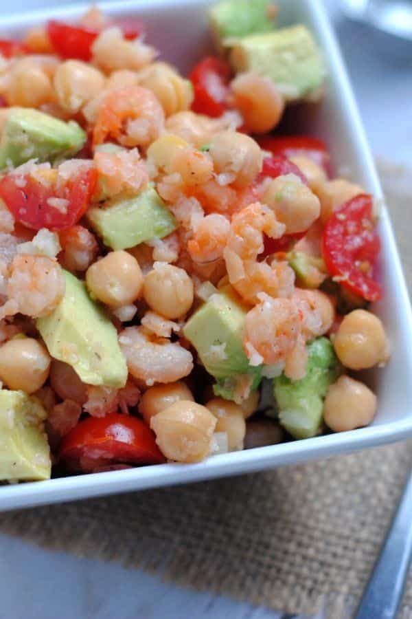 Healthy Shrimp Avocado Salad