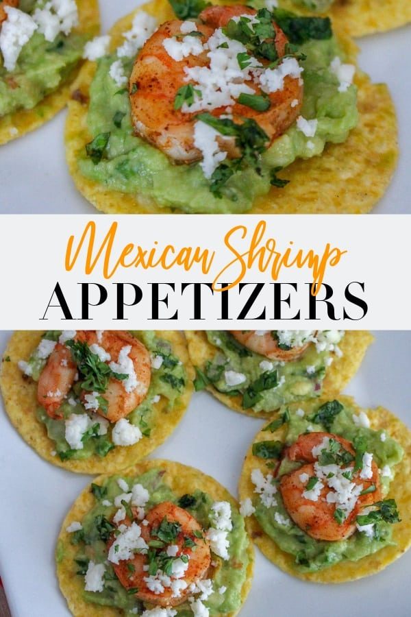 Mexican Shrimp Guacamole Bites