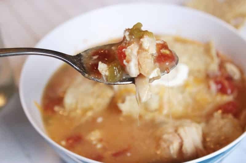 Slow Cooker Chicken Tortilla Soup