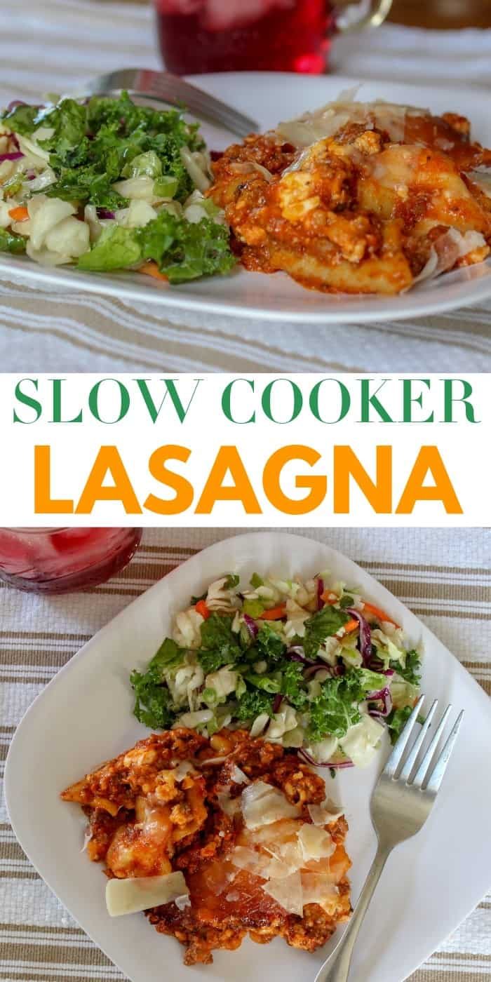 Slow Cooker Lasagna