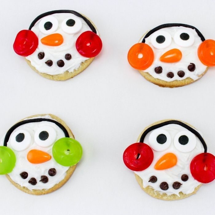 Snowman Sugar Cookies