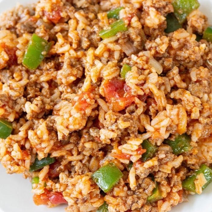 Stuffed Pepper Casserole, freezer friendly