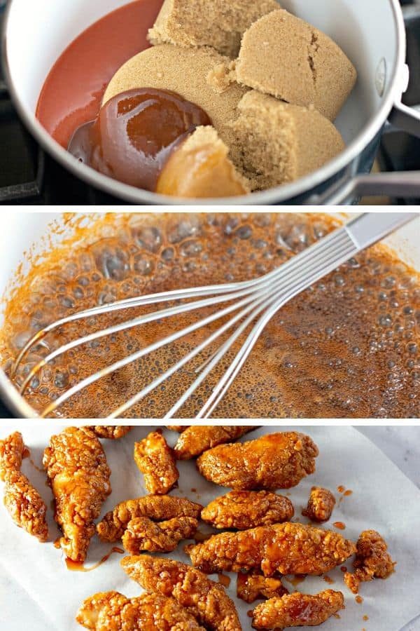 sweet and spicy sauce on how to make for chicken 