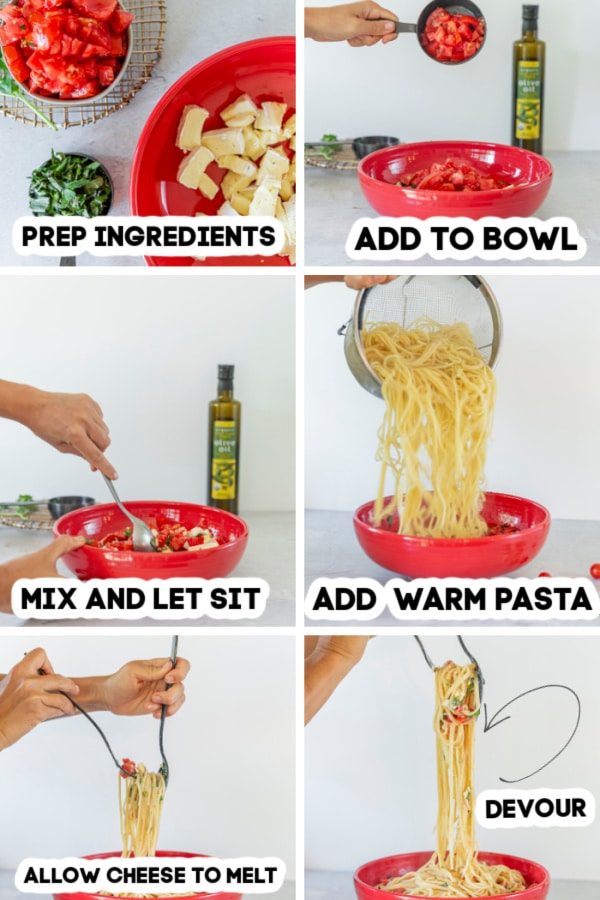 how to make brie salad picture shots, step by step