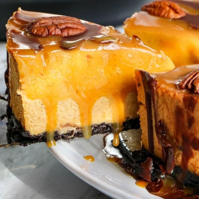 Turtle Pumpkin Cheesecake Instant Pot