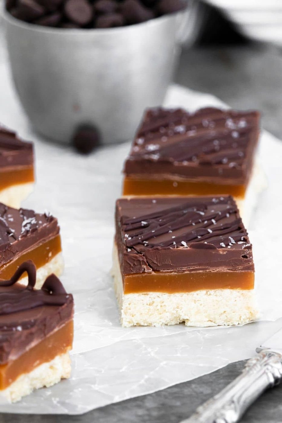 Homemade Twix Bars, millionaire shortbread