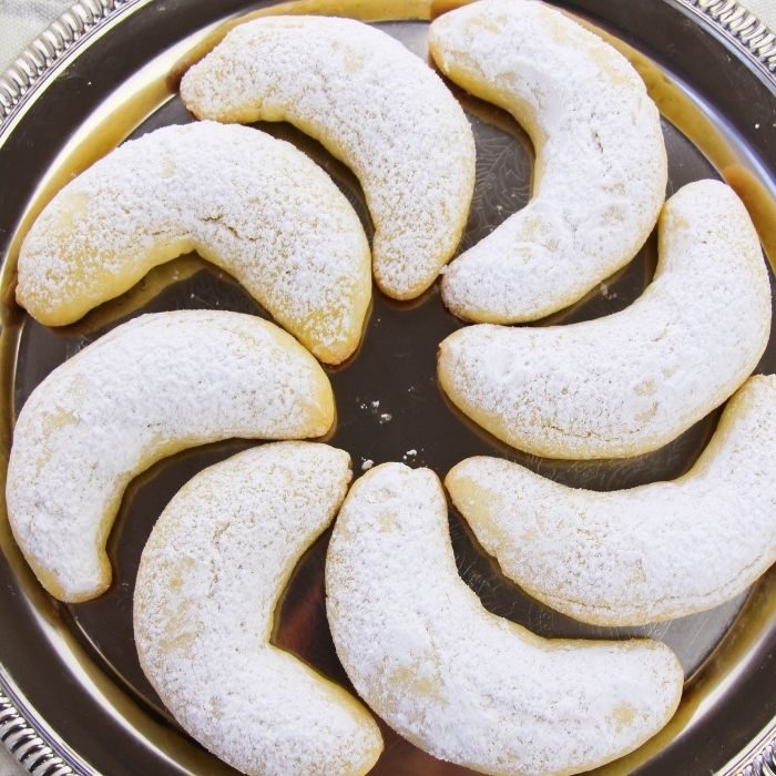 Almond Crescent Cookies