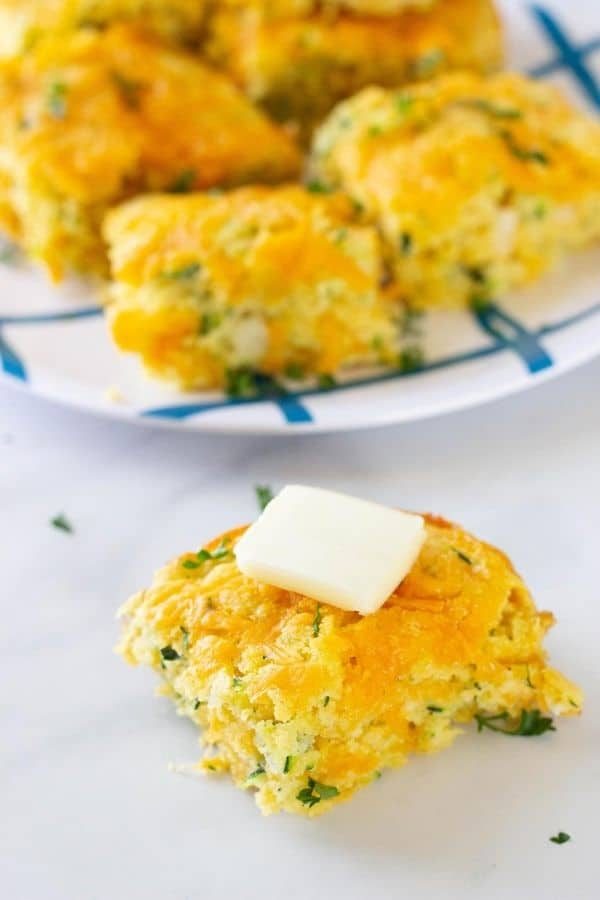 Cheddar Zucchini Cornbread