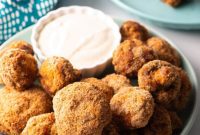 Crispy Air Fryer Breaded Mushrooms