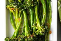 Sweet and Zesty Charred Broccolini