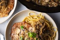 Tender Veal Scallopini with Creamy Mushroom Sauce