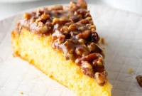 Caramel Pecan Flip Cake