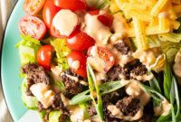 The Ultimate Burger Salad