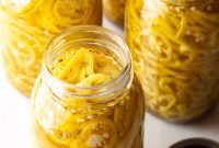 Zesty Pickled Banana Peppers