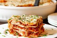 Decadent Cream Cheese Sausage Lasagna