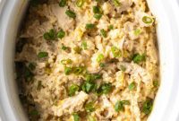 Effortless Slow Cooker Chicken and Rice