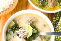 Hearty Parmesan Kale Soup
