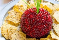 Jeweled Pomegranate Cheese Ball