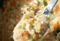 Hearty Slow Cooker Chicken Potato Soup