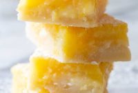 Zesty White Chocolate Lemon Bars