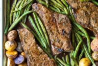 Balsamic Glazed Sheet Pan Steak
