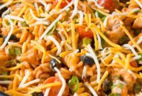 Fiesta Chicken Taco Pasta Salad