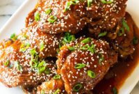 Instant Pot Sticky Sesame Asian Chicken Thighs