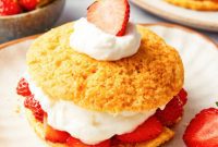 Golden Cornmeal Strawberry Shortcake