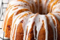 Blushing Strawberry Bundt