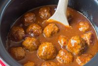Effortless Slow Cooker Party Meatballs