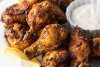 Crispy Baked Lemon Pepper Wings