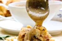 Spiced Apple Cider Gravy for Turkey