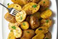 Zesty Greek Lemon Garlic Potatoes