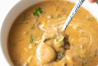 Creamy Vegan and Gluten-Free Hungarian Mushroom Soup Recipe