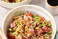 Fresh Hawaiian Poke Bowls