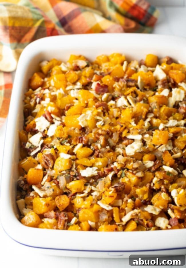 unbaked squash casserole ready for oven