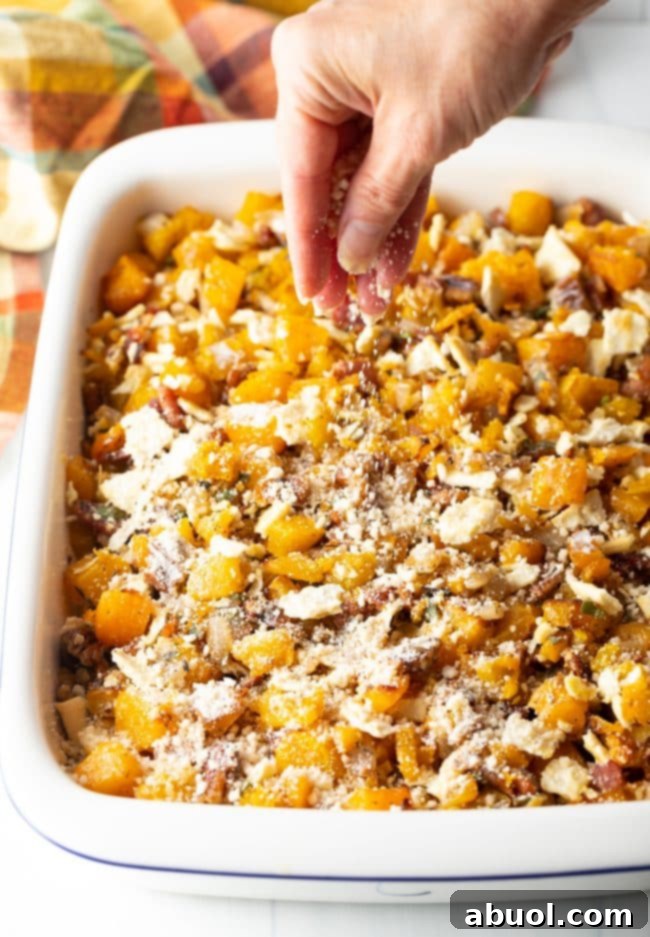 sprinkling on parmesan cheese