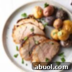Delicious Air Fryer Pork Tenderloin, ready to serve.